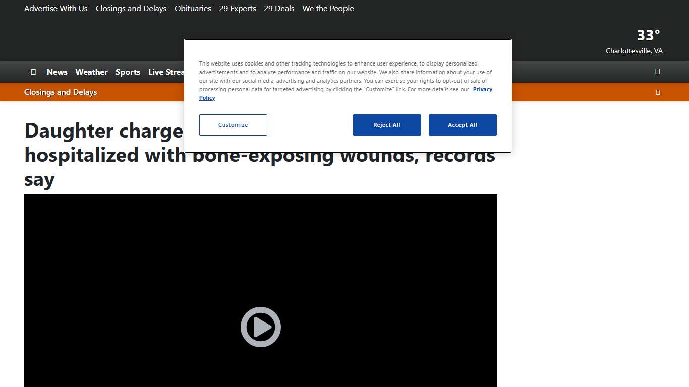 Daughter charged after bedridden father hospitalized with bone-exposing wounds, records say